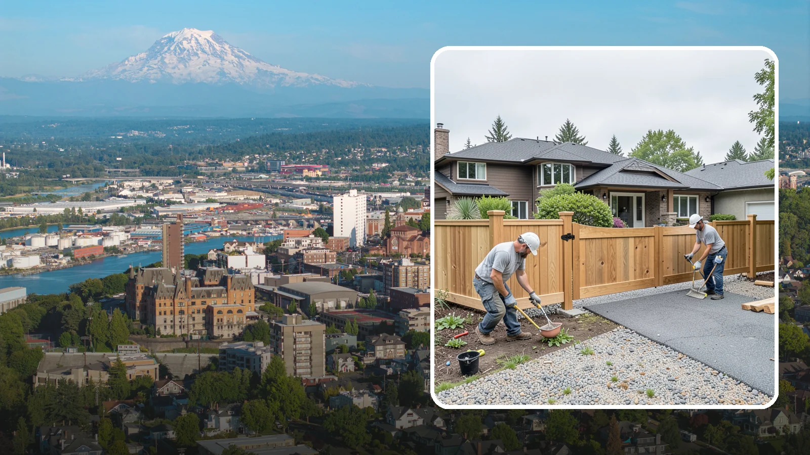 Fence Gate Installation in Tacoma, Pierce County, WA - A custom fence gate built for smooth, reliable operation and matched to your existing fence.