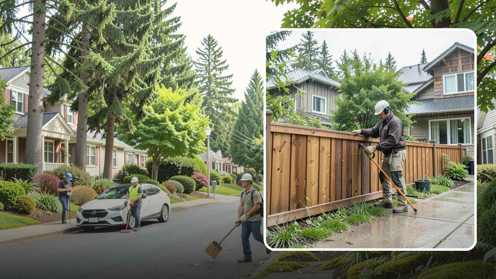 Fence Repair in Beaux Arts Village, King County, WA - Reliable fence repair that restores leaning, damaged, or storm-worn fencing to solid, secure condition.