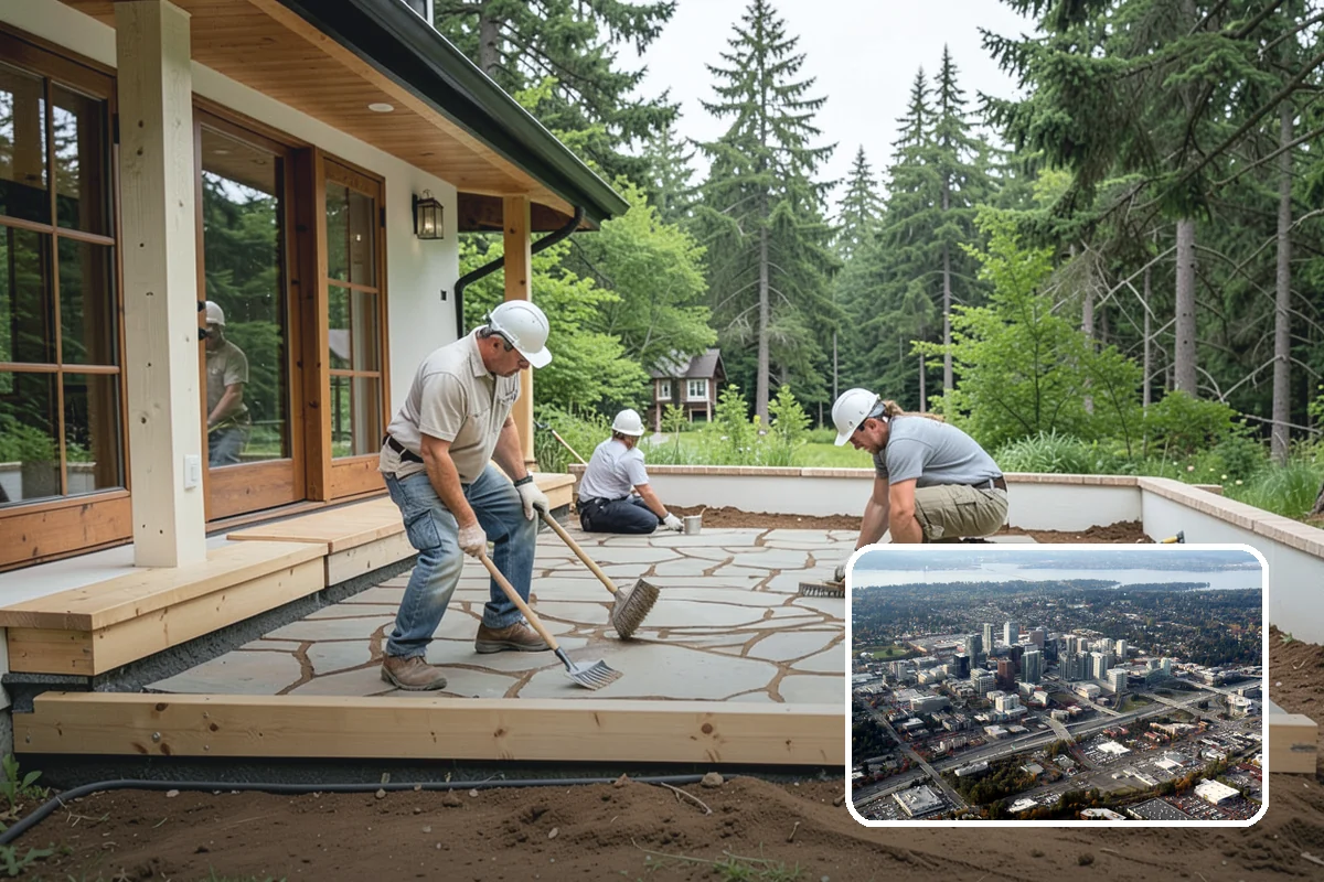 Fence Repair in Bellevue, King County, WA - Restores leaning and damaged sections