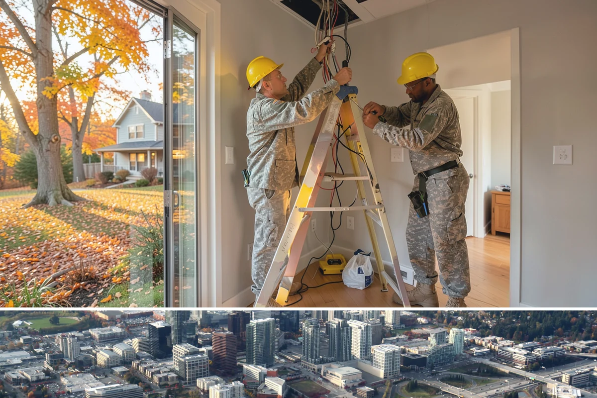 Fence Repair in Bellevue, King County, WA - Repairs are best made in drier weather so reset posts can cure in stable ground.
