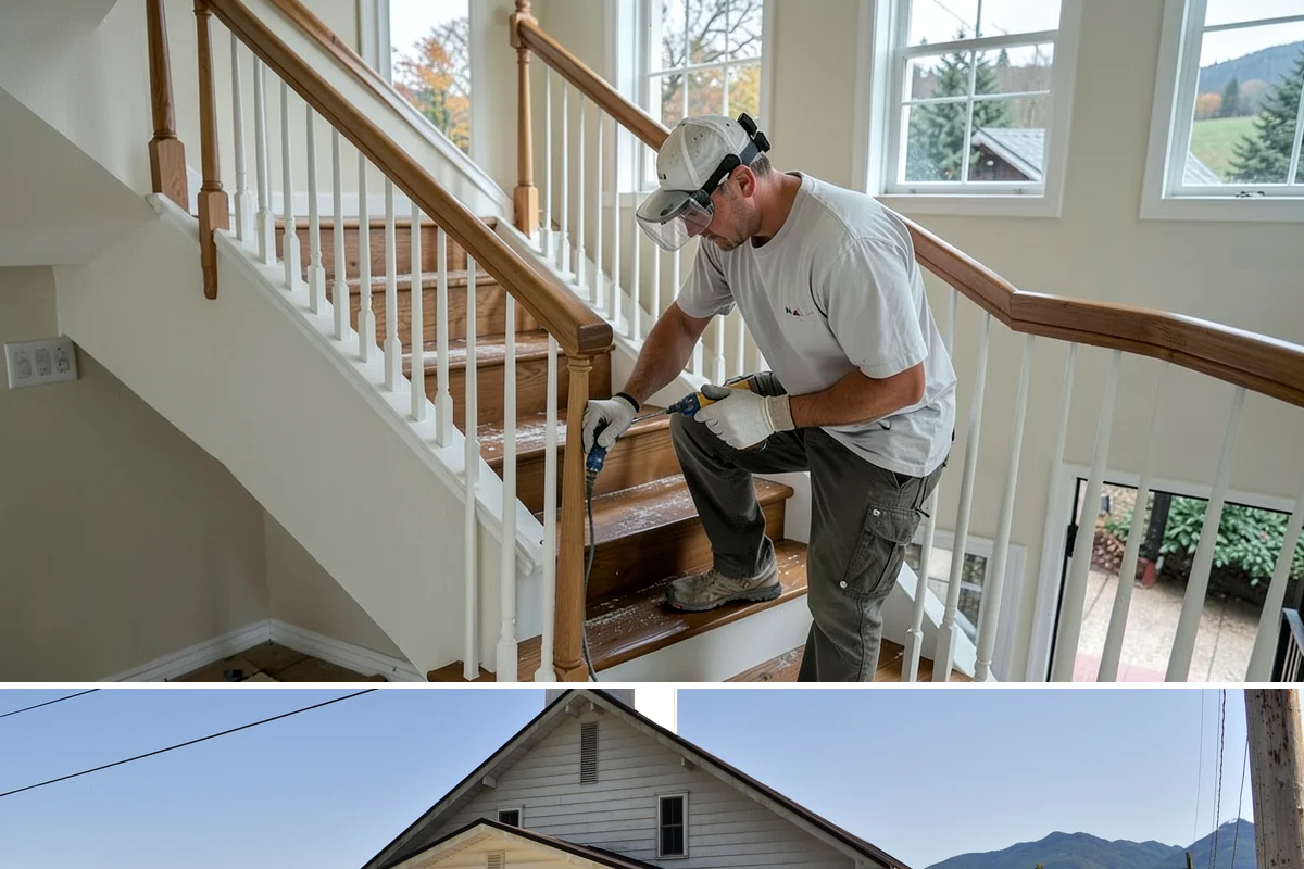 Fence Repair in Concrete, Skagit County, WA - Repairs are best made in drier weather so reset posts can cure in stable ground.