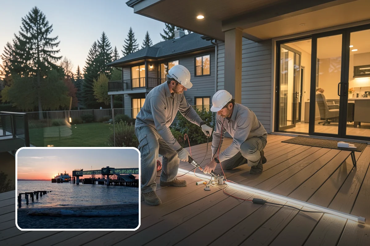 Fence Repair in Edmonds, Snohomish County, WA - Restores leaning and damaged sections