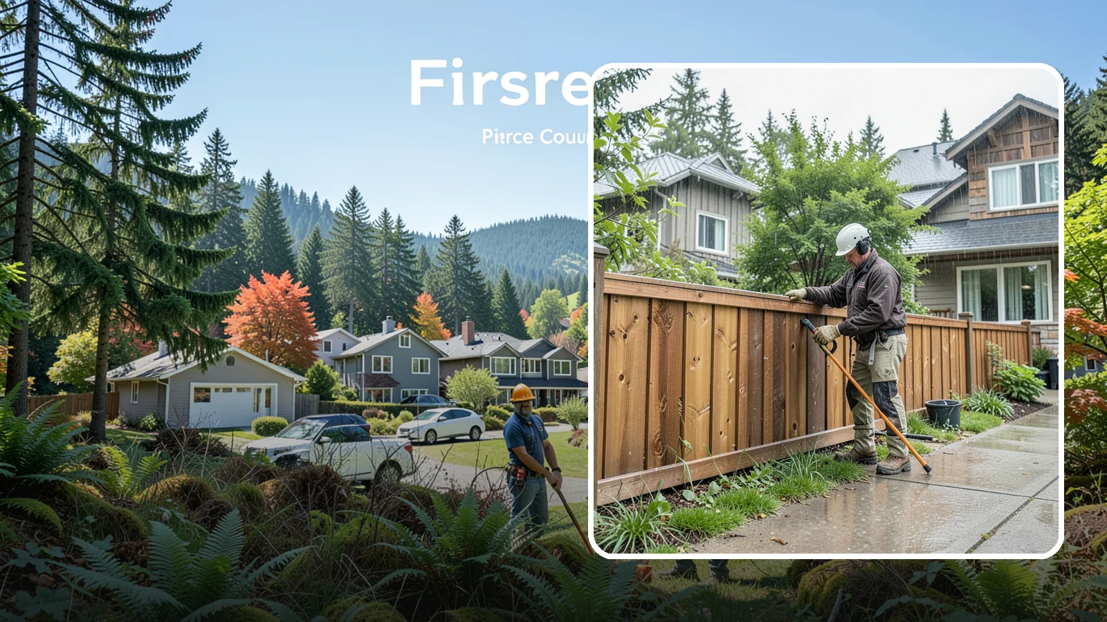 Fence Repair in Fircrest, Pierce County, WA - Reliable fence repair that restores leaning, damaged, or storm-worn fencing to solid, secure condition.