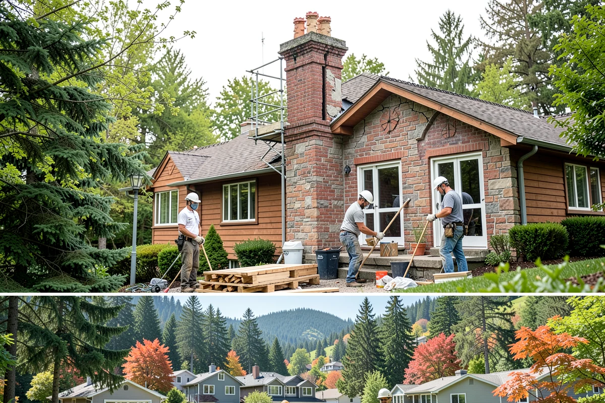Fence Repair in Fircrest, Pierce County, WA - Repairs are best made in drier weather so reset posts can cure in stable ground.