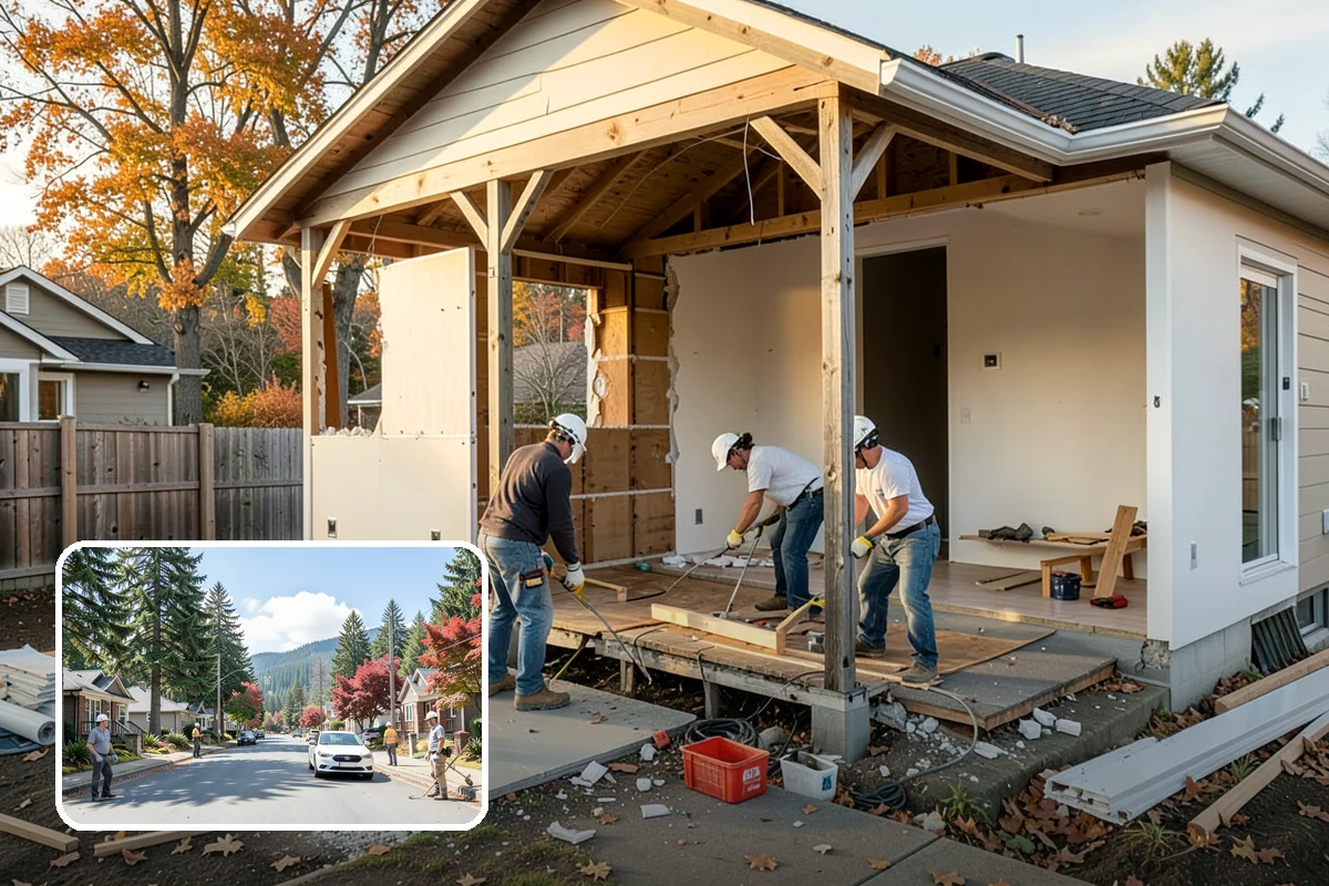 Fence Repair in Hunts Point, King County, WA - Restores leaning and damaged sections