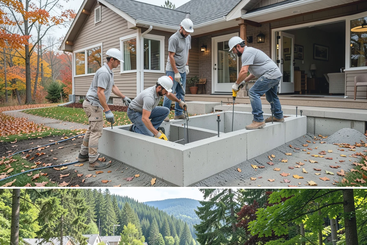 Fence Repair in Lake Forest Park, King County, WA - Repairs are best made in drier weather so reset posts can cure in stable ground.