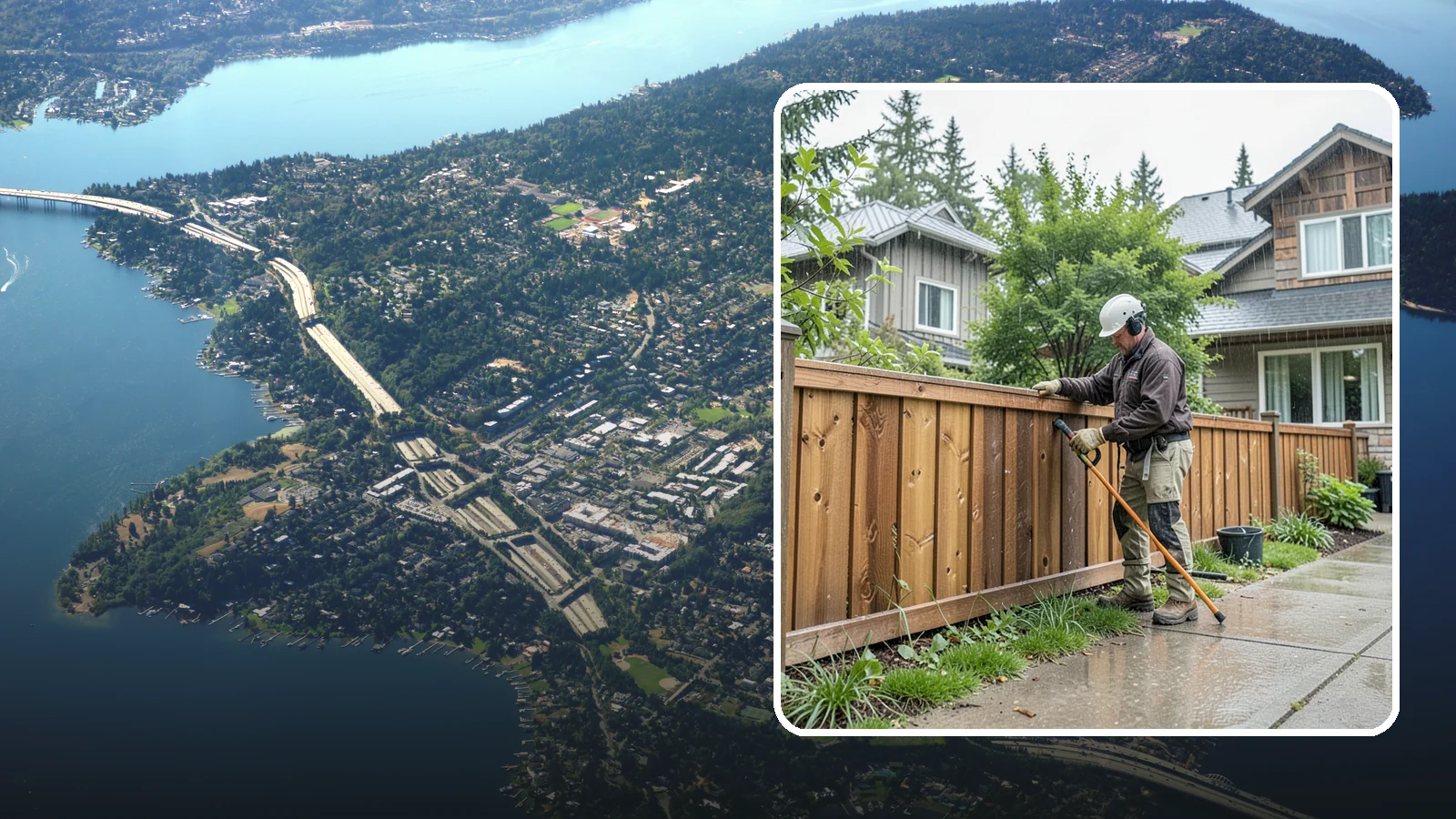 Fence Repair in Mercer Island, King County, WA - Reliable fence repair that restores leaning, damaged, or storm-worn fencing to solid, secure condition.