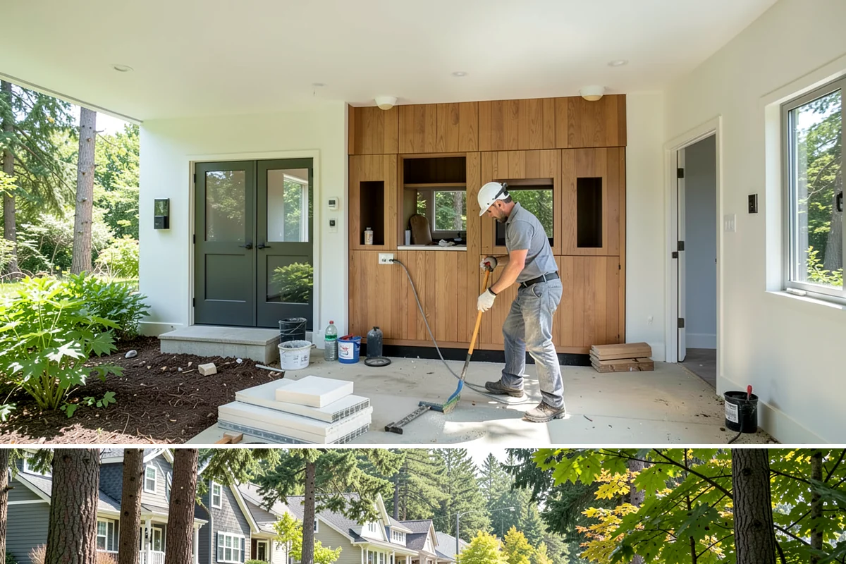 Fence Repair in Normandy Park, King County, WA - Repairs are best made in drier weather so reset posts can cure in stable ground.