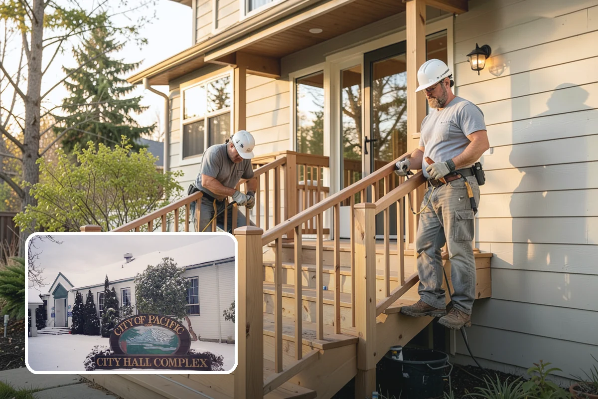 Fence Repair in Pacific, King County, WA - Restores leaning and damaged sections