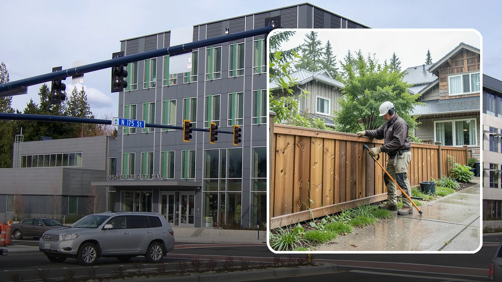 Fence Repair in Shoreline, King County, WA - Reliable fence repair that restores leaning, damaged, or storm-worn fencing to solid, secure condition.