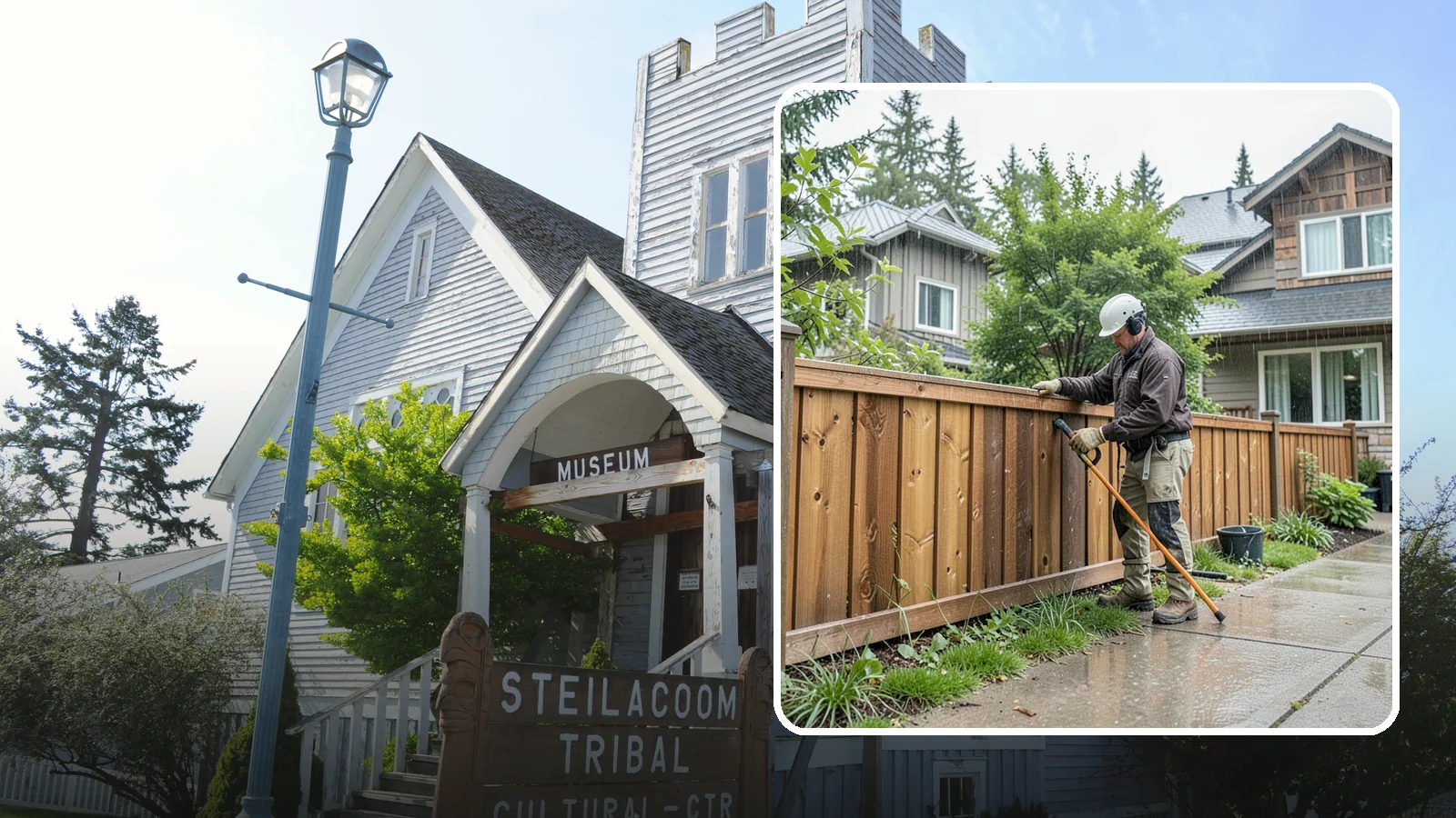 Fence Repair in Steilacoom, Pierce County, WA - Reliable fence repair that restores leaning, damaged, or storm-worn fencing to solid, secure condition.