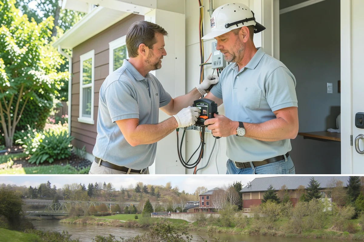 Fence Repair in Tukwila, King County, WA - Repairs are best made in drier weather so reset posts can cure in stable ground.