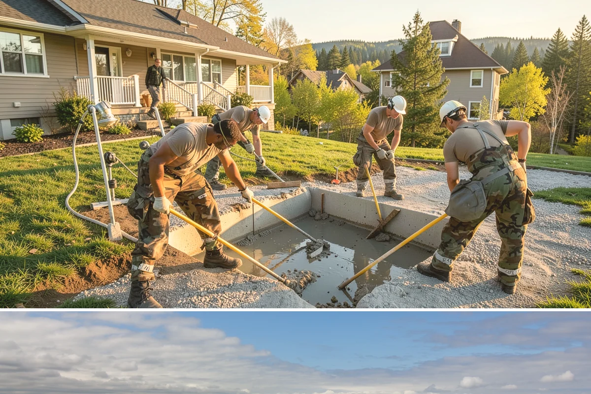 Fence Repair in University Place, Pierce County, WA - Repairs are best made in drier weather so reset posts can cure in stable ground.