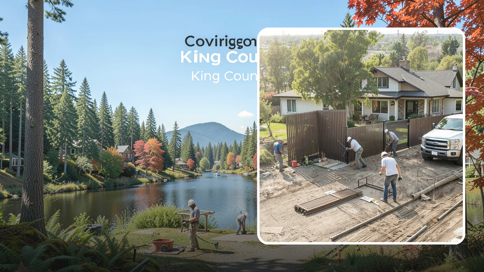 Fence Replacement in Covington, King County, WA - Full fence replacement that swaps aging, failing fencing for a durable new barrier built to last.