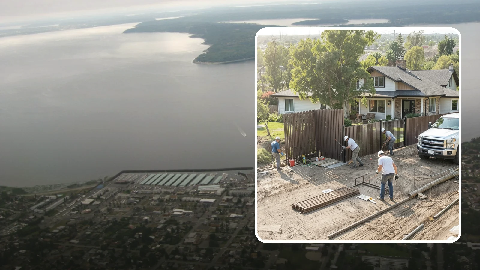 Fence Replacement in Des Moines, King County, WA - Full fence replacement that swaps aging, failing fencing for a durable new barrier built to last.