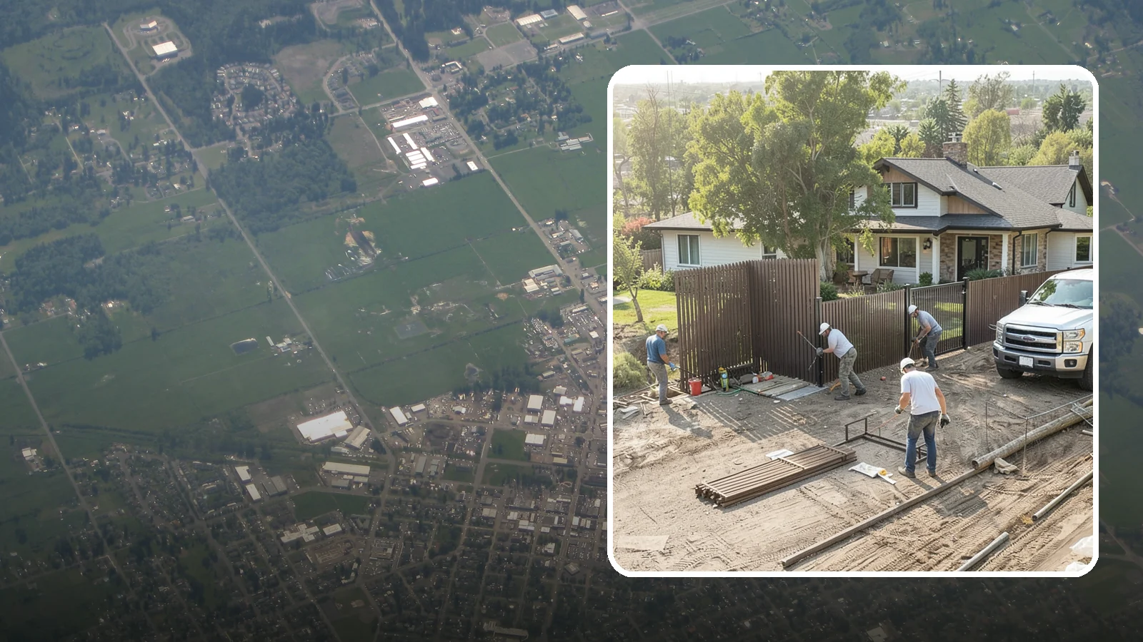 Fence Replacement in Enumclaw, King County, WA - Full fence replacement that swaps aging, failing fencing for a durable new barrier built to last.