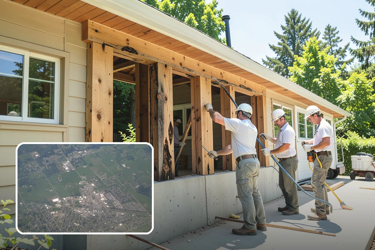 Fence Replacement in Enumclaw, King County, WA - Replaces failing fencing completely