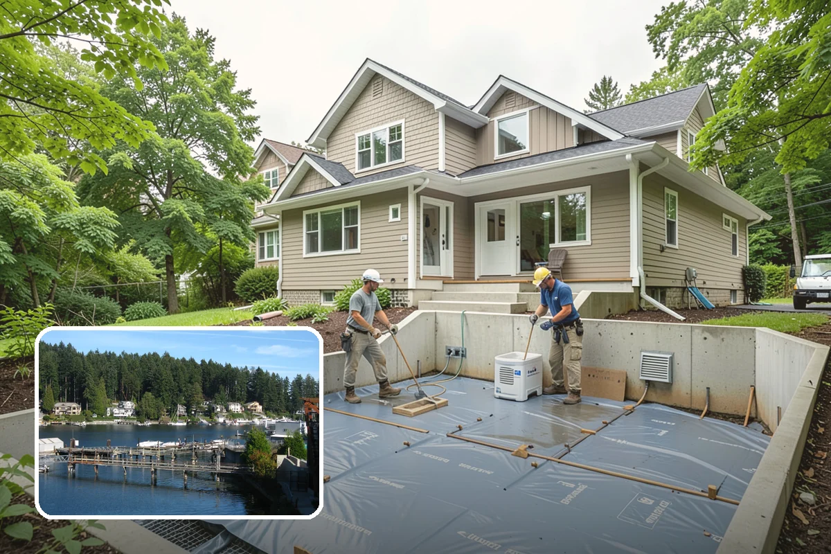 Fence Replacement in Gig Harbor, Pierce County, WA - Replaces failing fencing completely