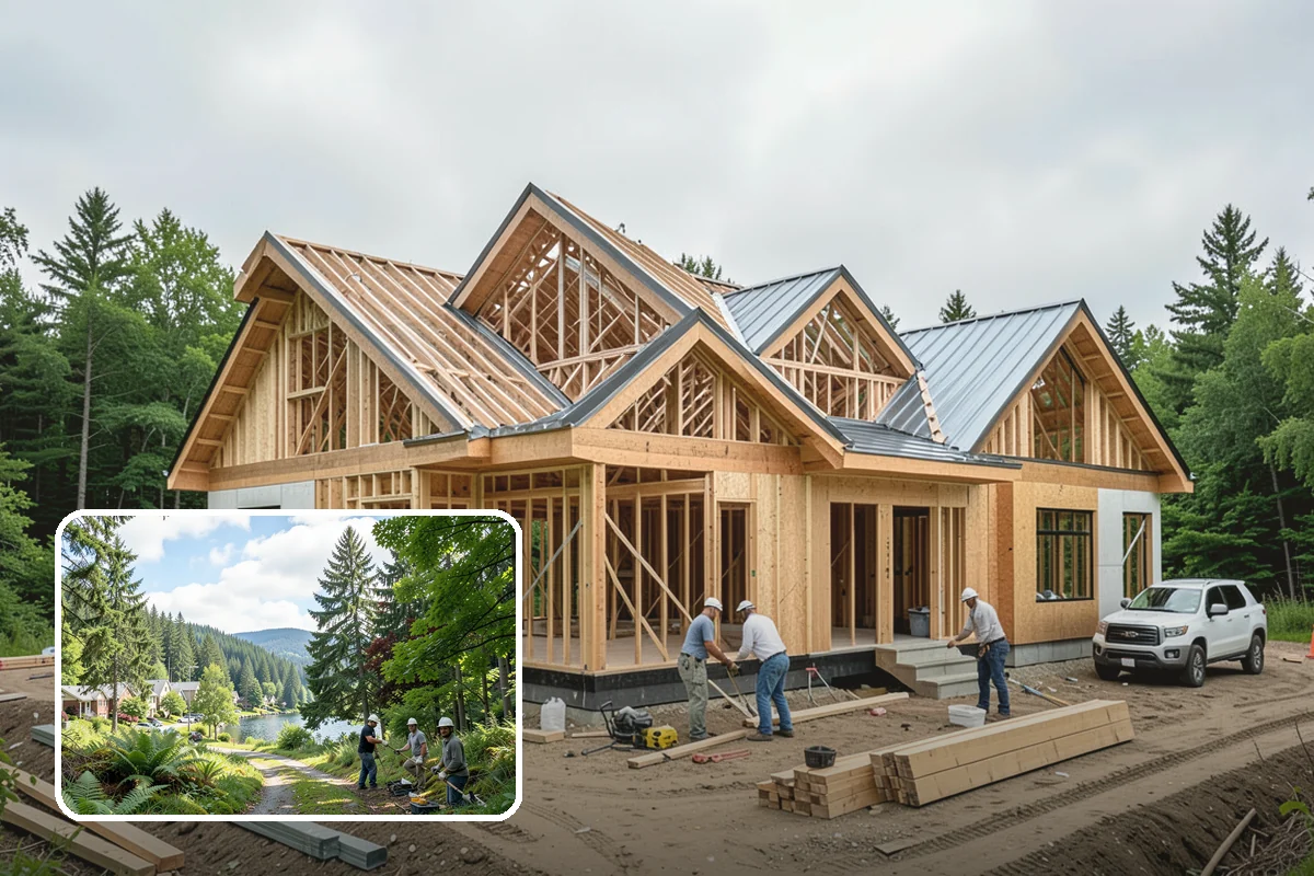 Fence Replacement in Lake Forest Park, King County, WA - Replaces failing fencing completely