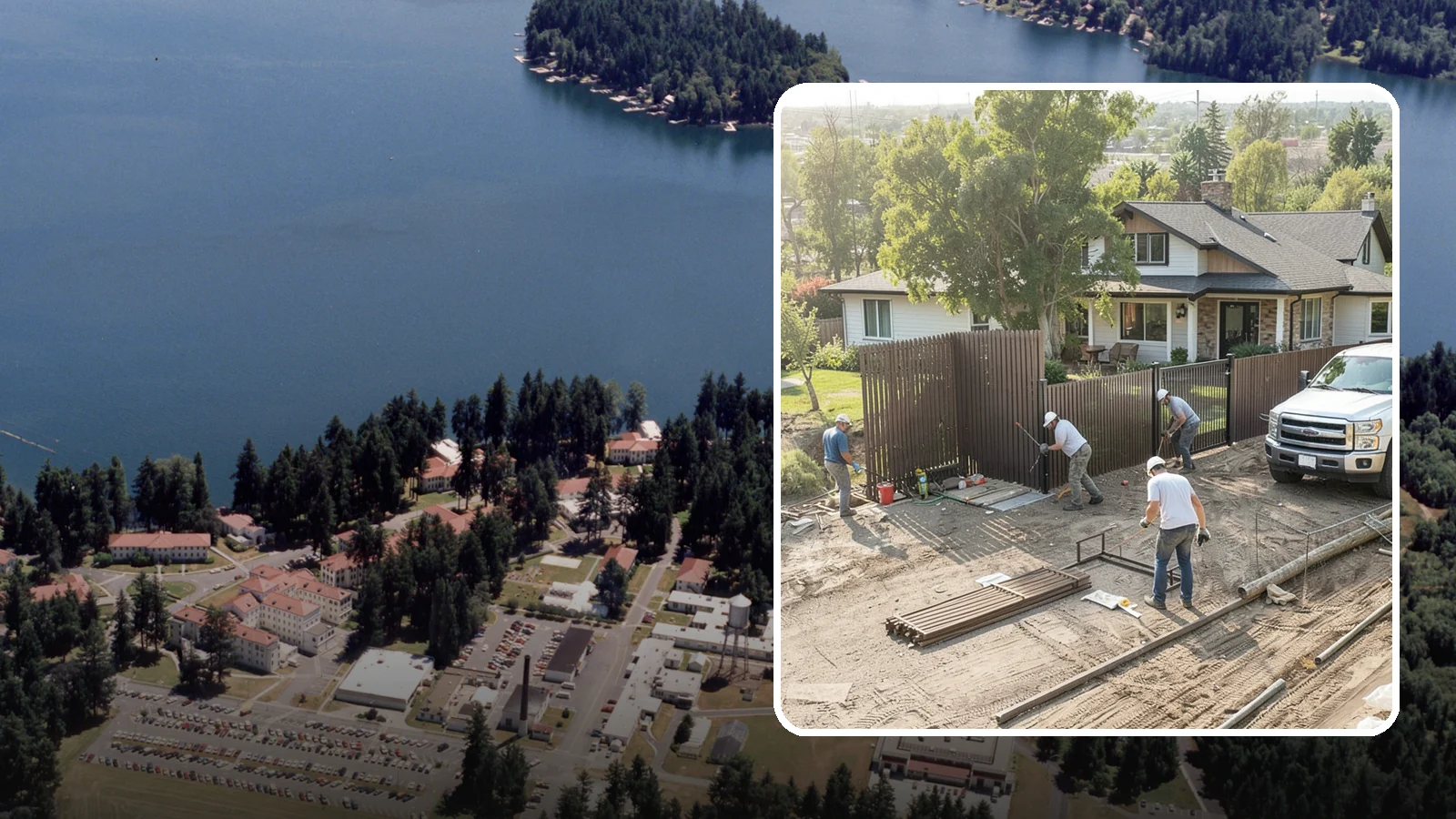 Fence Replacement in Lakewood, Pierce County, WA - Full fence replacement that swaps aging, failing fencing for a durable new barrier built to last.