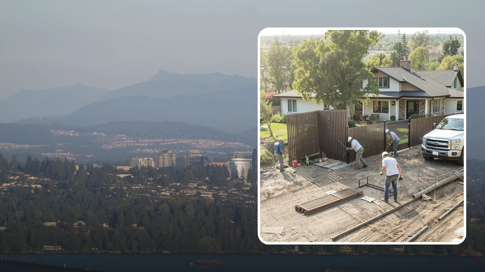 Fence Replacement in Medina, King County, WA - Full fence replacement that swaps aging, failing fencing for a durable new barrier built to last.