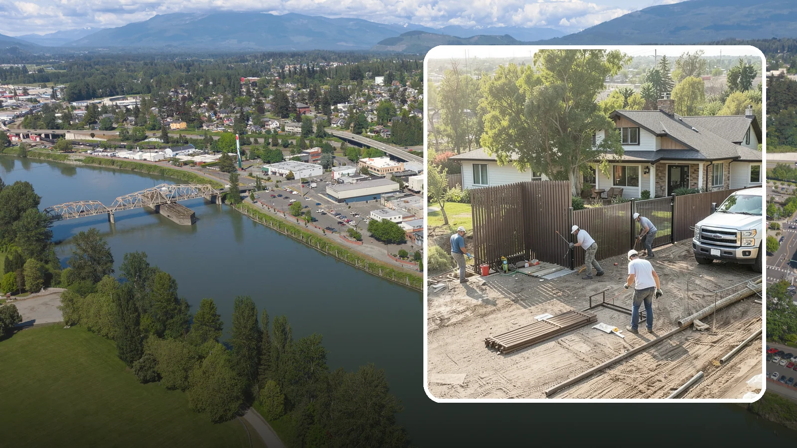 Fence Replacement in Mount Vernon, Skagit County, WA - Full fence replacement that swaps aging, failing fencing for a durable new barrier built to last.