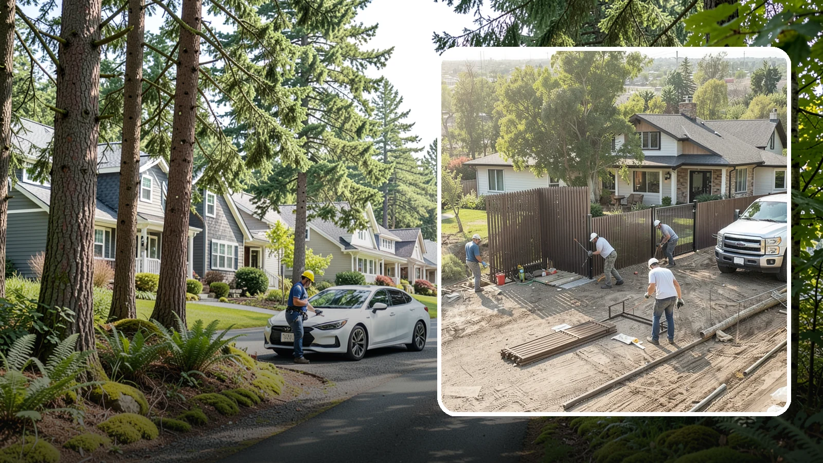 Fence Replacement in Normandy Park, King County, WA - Full fence replacement that swaps aging, failing fencing for a durable new barrier built to last.