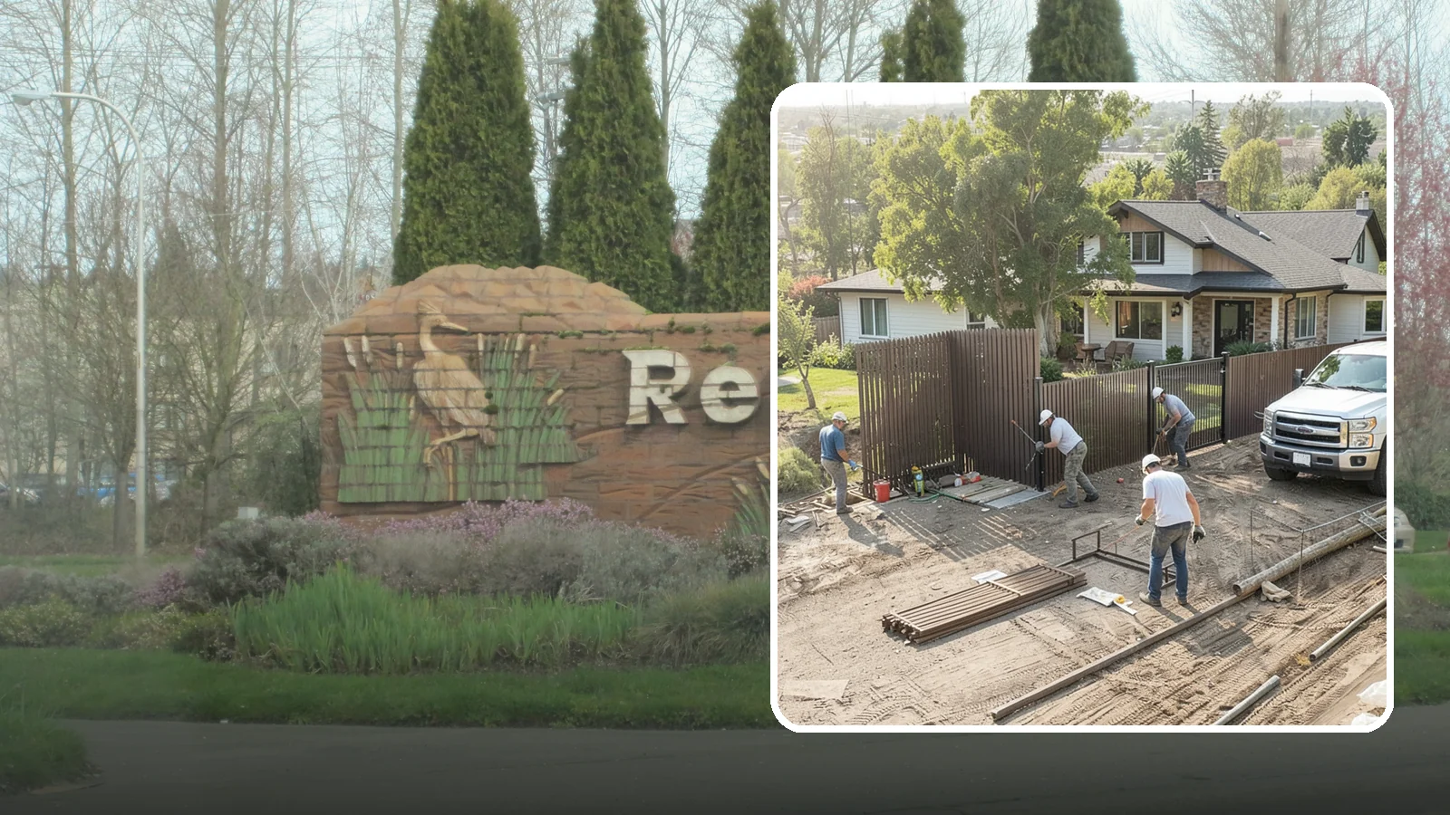 Fence Replacement in Renton, King County, WA - Full fence replacement that swaps aging, failing fencing for a durable new barrier built to last.