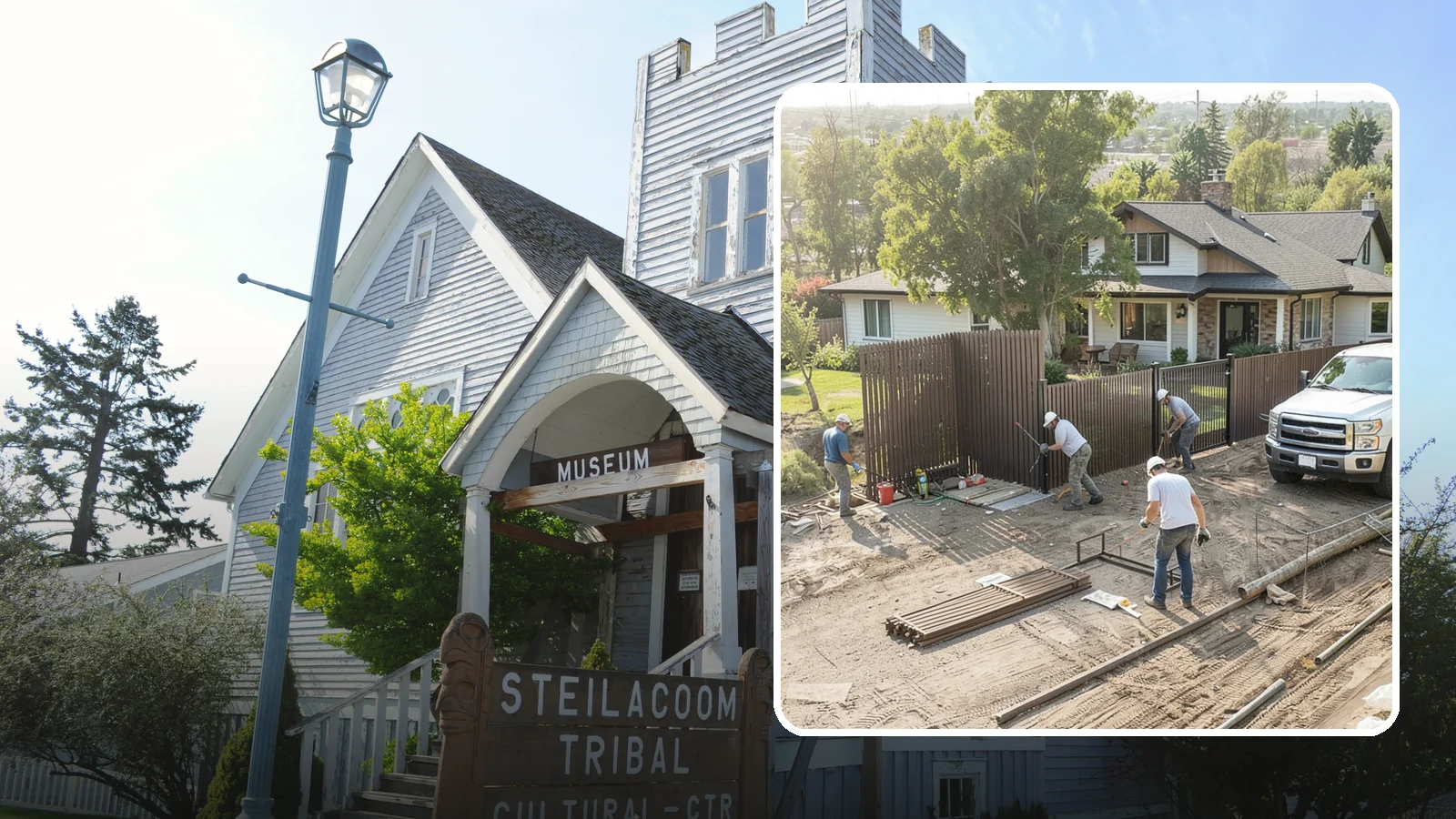 Fence Replacement in Steilacoom, Pierce County, WA - Full fence replacement that swaps aging, failing fencing for a durable new barrier built to last.