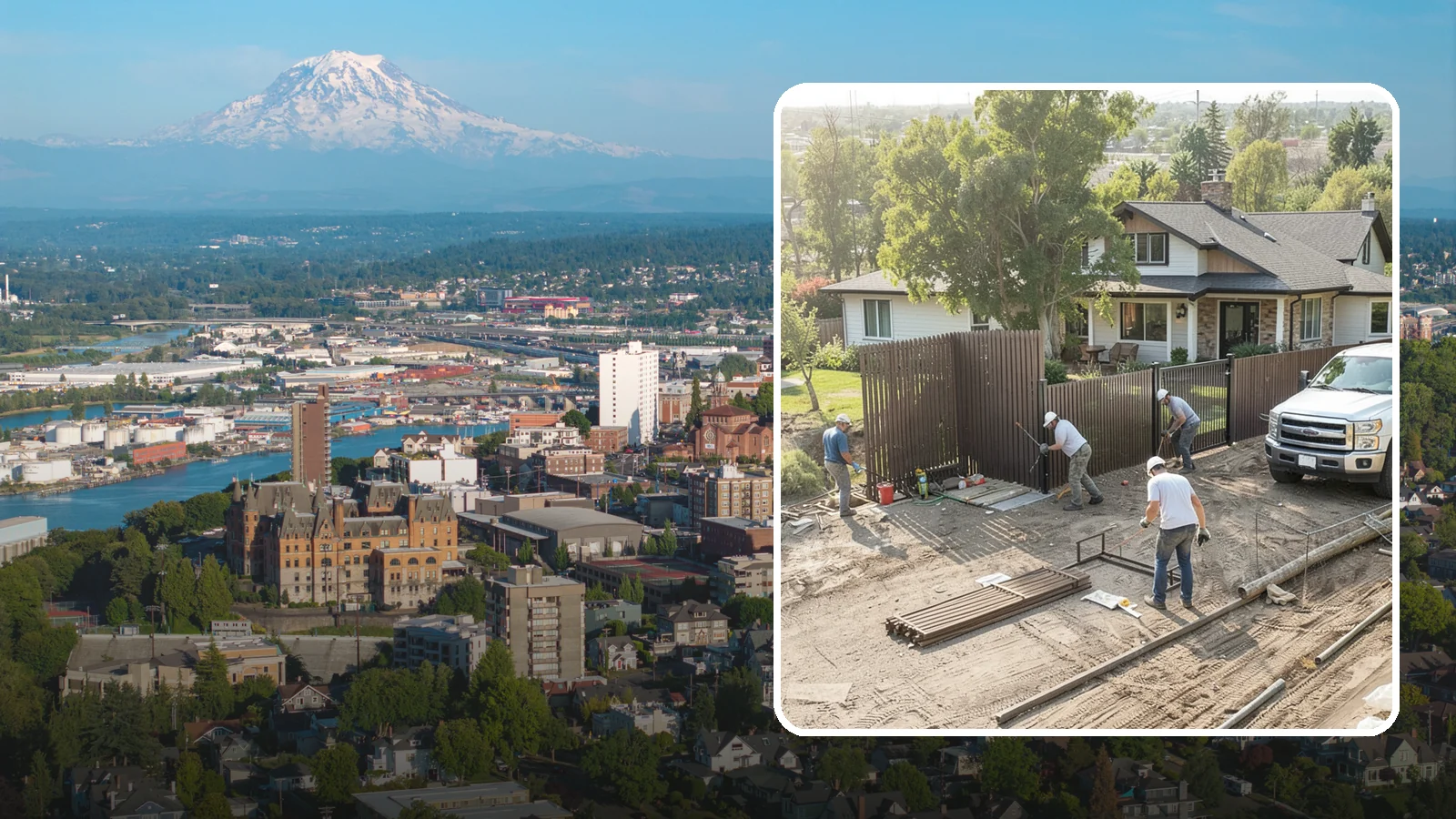Fence Replacement in Tacoma, Pierce County, WA - Full fence replacement that swaps aging, failing fencing for a durable new barrier built to last.