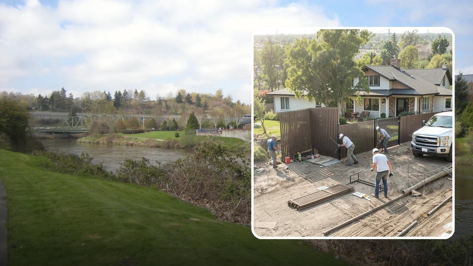 Fence Replacement in Tukwila, King County, WA - Full fence replacement that swaps aging, failing fencing for a durable new barrier built to last.