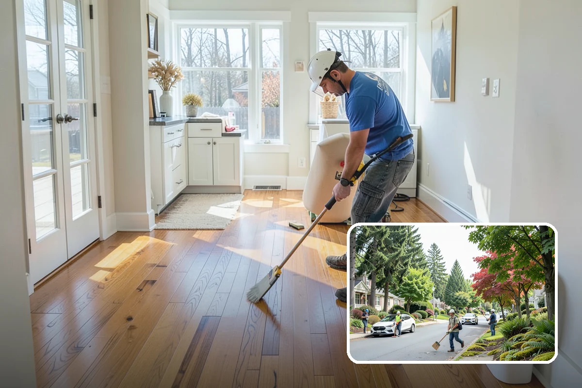 Fence Staining in Beaux Arts Village, King County, WA - Moisture- and mildew-resistant protection for wood pickets