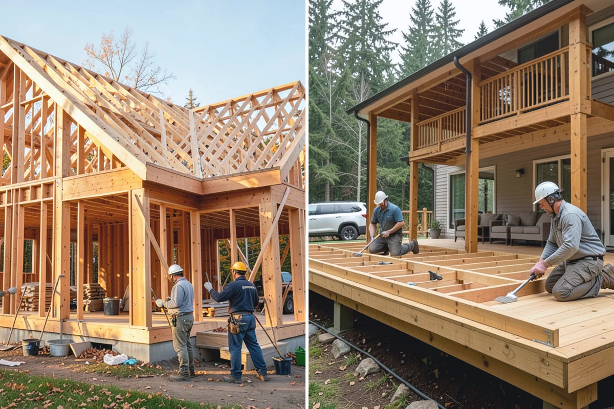 Fence Staining in Beaux Arts Village, King County, WA - Wash away dirt, mildew, and debris from the boards