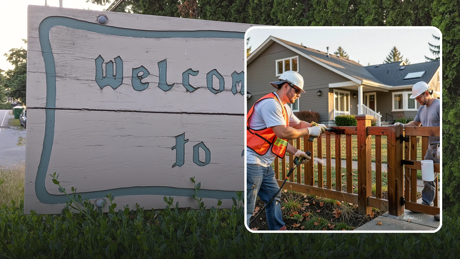 Fence Staining in Brier, Snohomish County, WA - Fence staining protects your wood fence from moisture, mildew, and sun-driven graying.