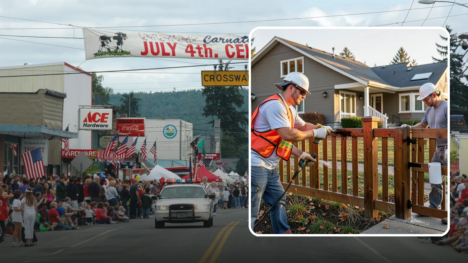 Fence Staining in Carnation, King County, WA - Fence staining protects your wood fence from moisture, mildew, and sun-driven graying.