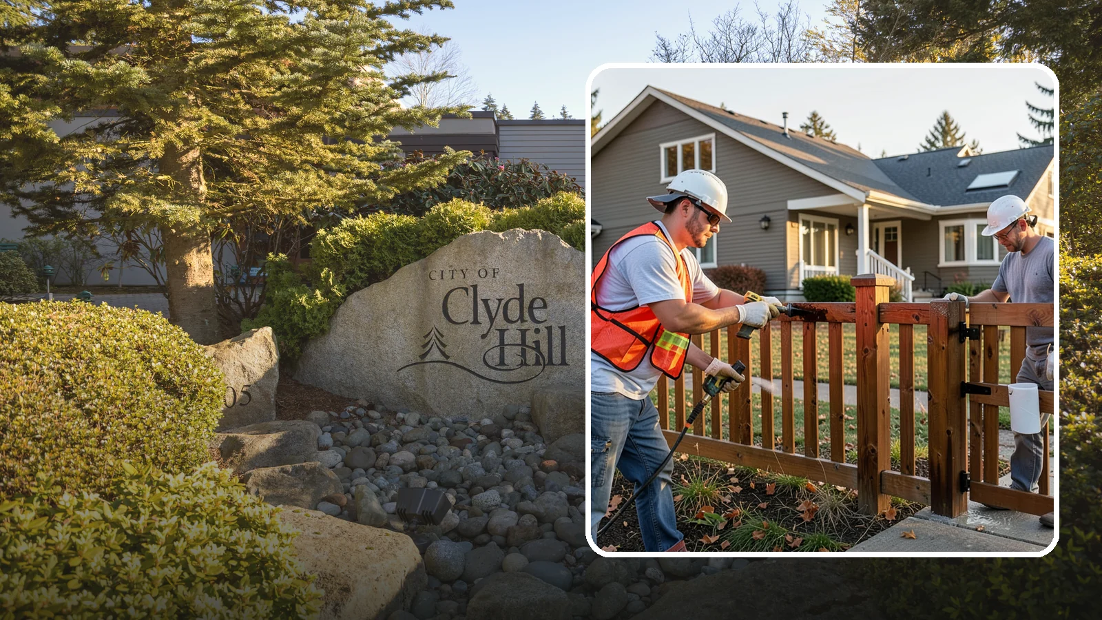 Fence Staining in Clyde Hill, King County, WA - Fence staining protects your wood fence from moisture, mildew, and sun-driven graying.