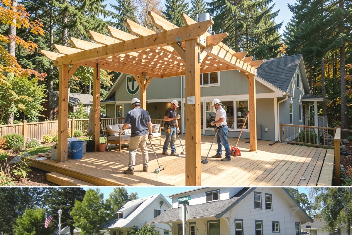 Fence Staining in DuPont, Pierce County, WA - Plan fence staining for the drier summer months when the wood can fully dry before and after application.