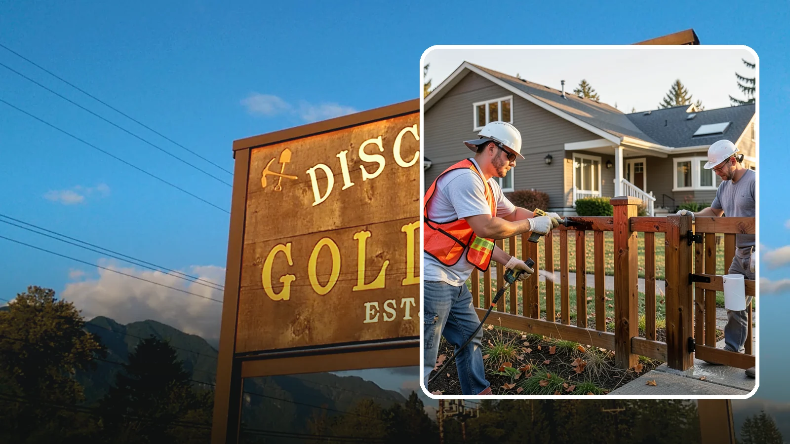 Fence Staining in Gold Bar, Snohomish County, WA - Fence staining protects your wood fence from moisture, mildew, and sun-driven graying.