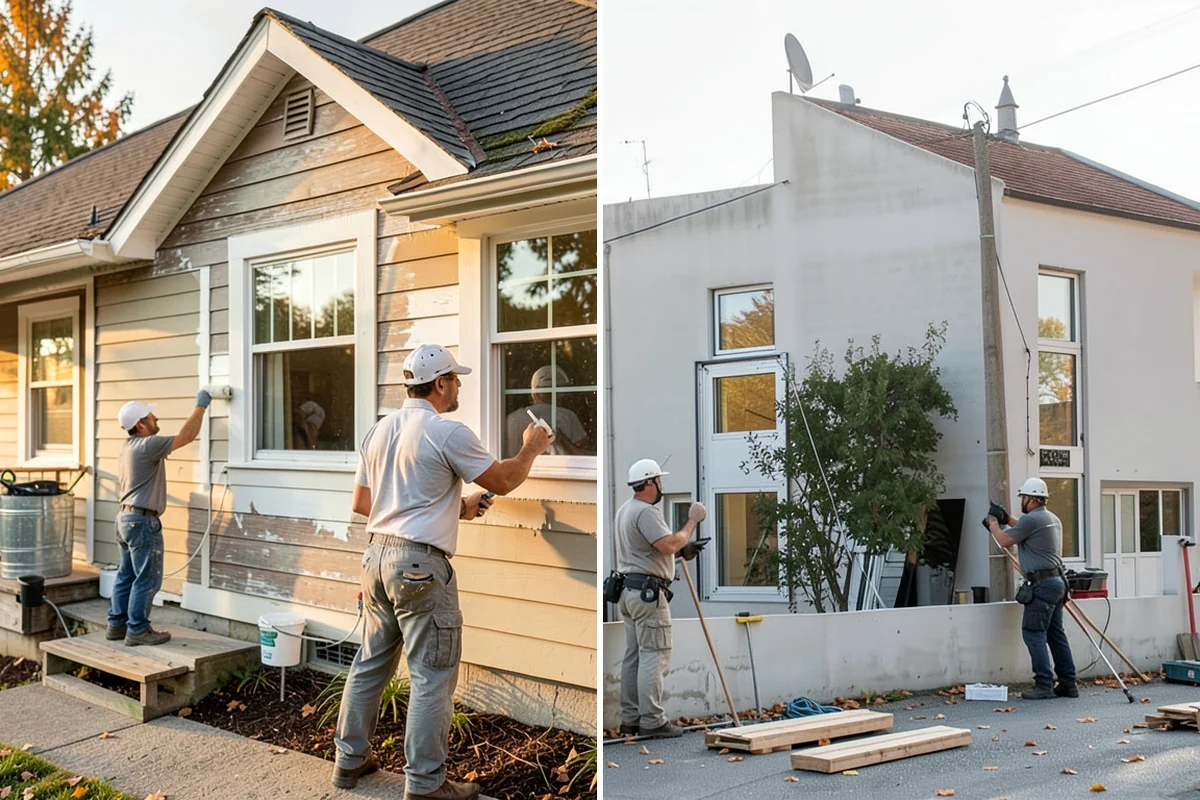 Fence Staining in Lake Forest Park, King County, WA - Wash away dirt, mildew, and debris from the boards