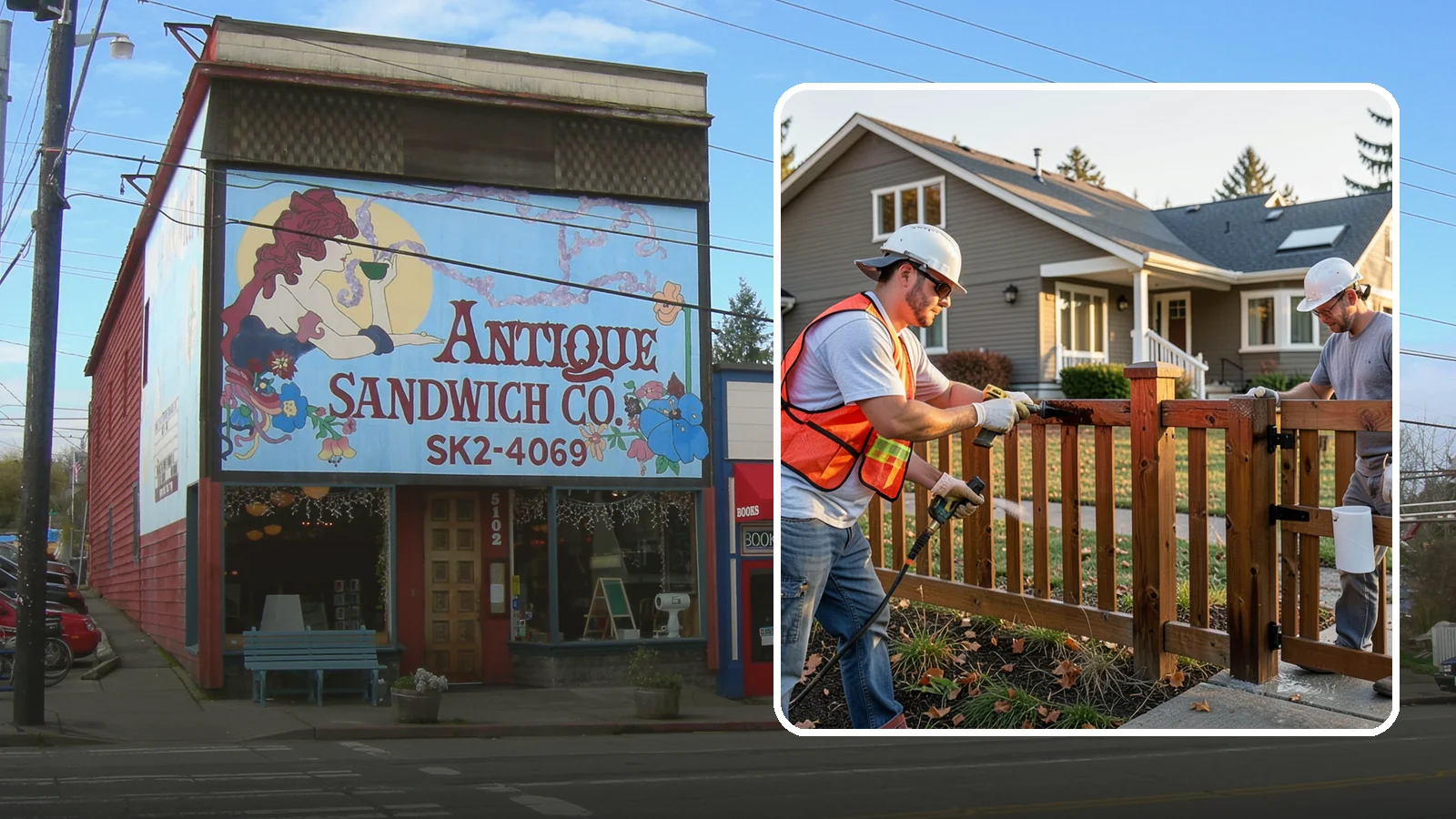 Fence Staining in Ruston, Pierce County, WA - Fence staining protects your wood fence from moisture, mildew, and sun-driven graying.