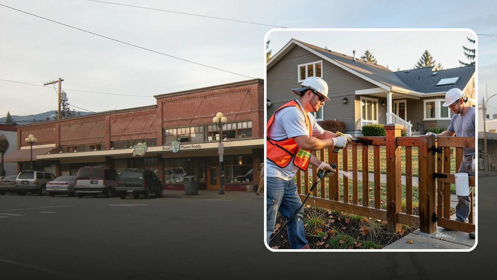 Fence Staining in Sedro-Woolley, Skagit County, WA - Fence staining protects your wood fence from moisture, mildew, and sun-driven graying.