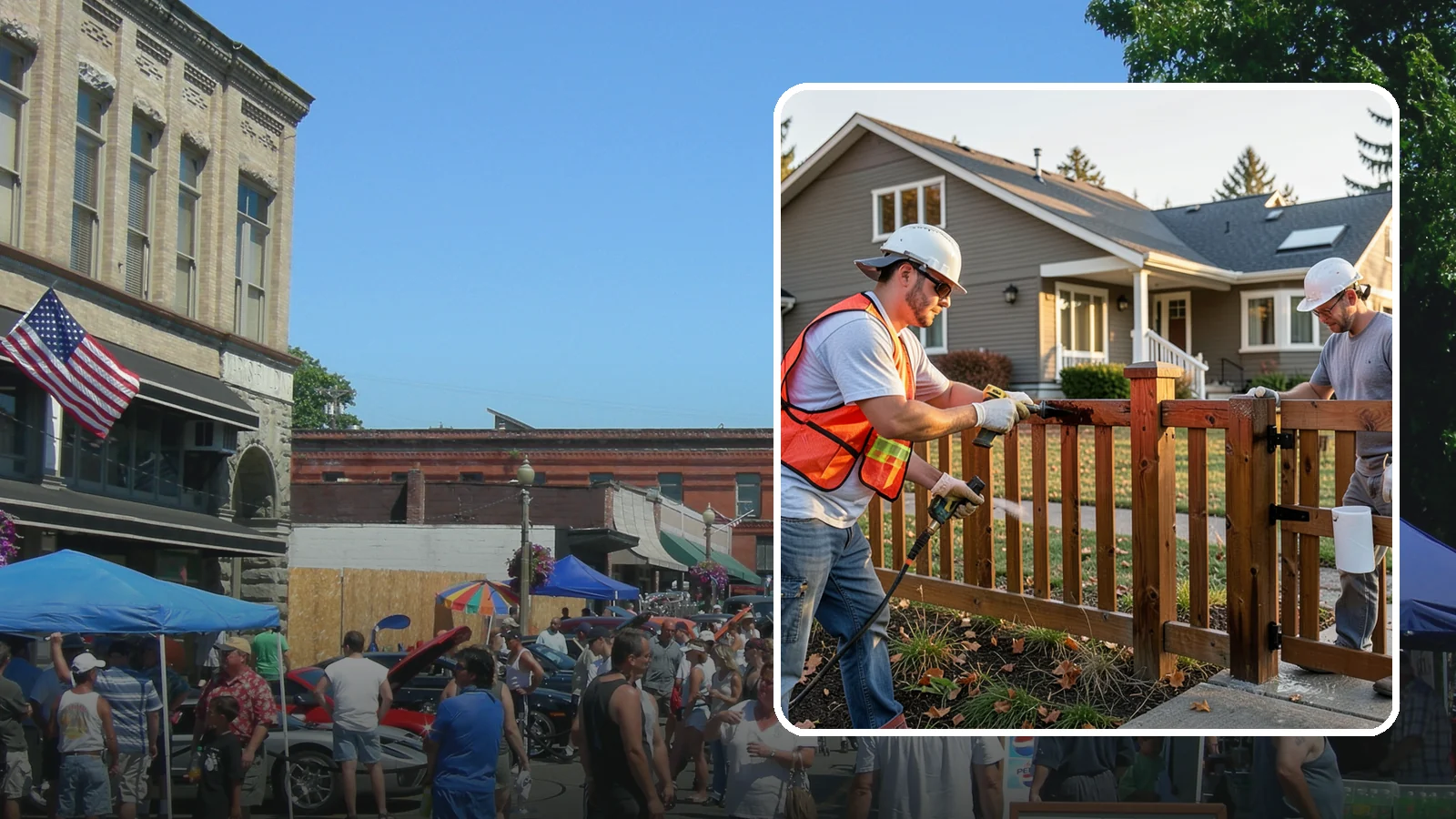 Fence Staining in Snohomish, Snohomish County, WA - Fence staining protects your wood fence from moisture, mildew, and sun-driven graying.