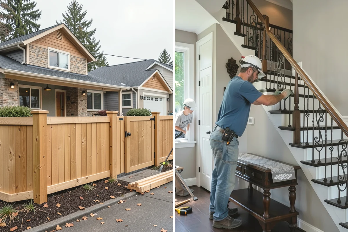 Fence Staining in Steilacoom, Pierce County, WA - Wash away dirt, mildew, and debris from the boards