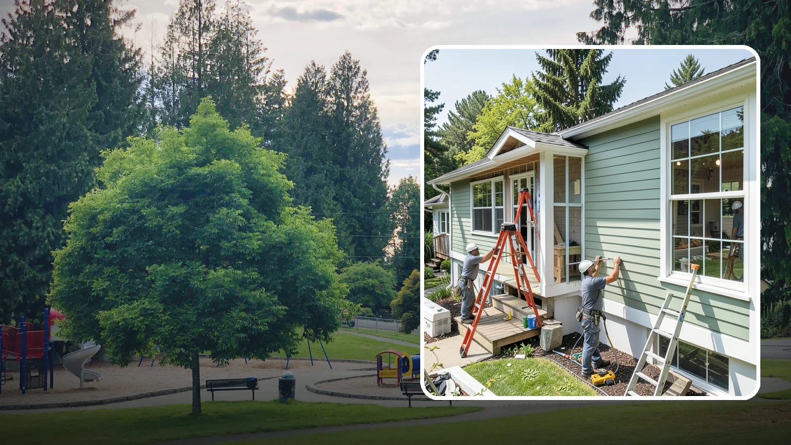 Fiber Cement Siding Installation in Bonney Lake, Pierce County, WA - We install fiber cement siding prized for its resistance to rot, pests, and the moisture that plagues Puget Sound exteriors.
