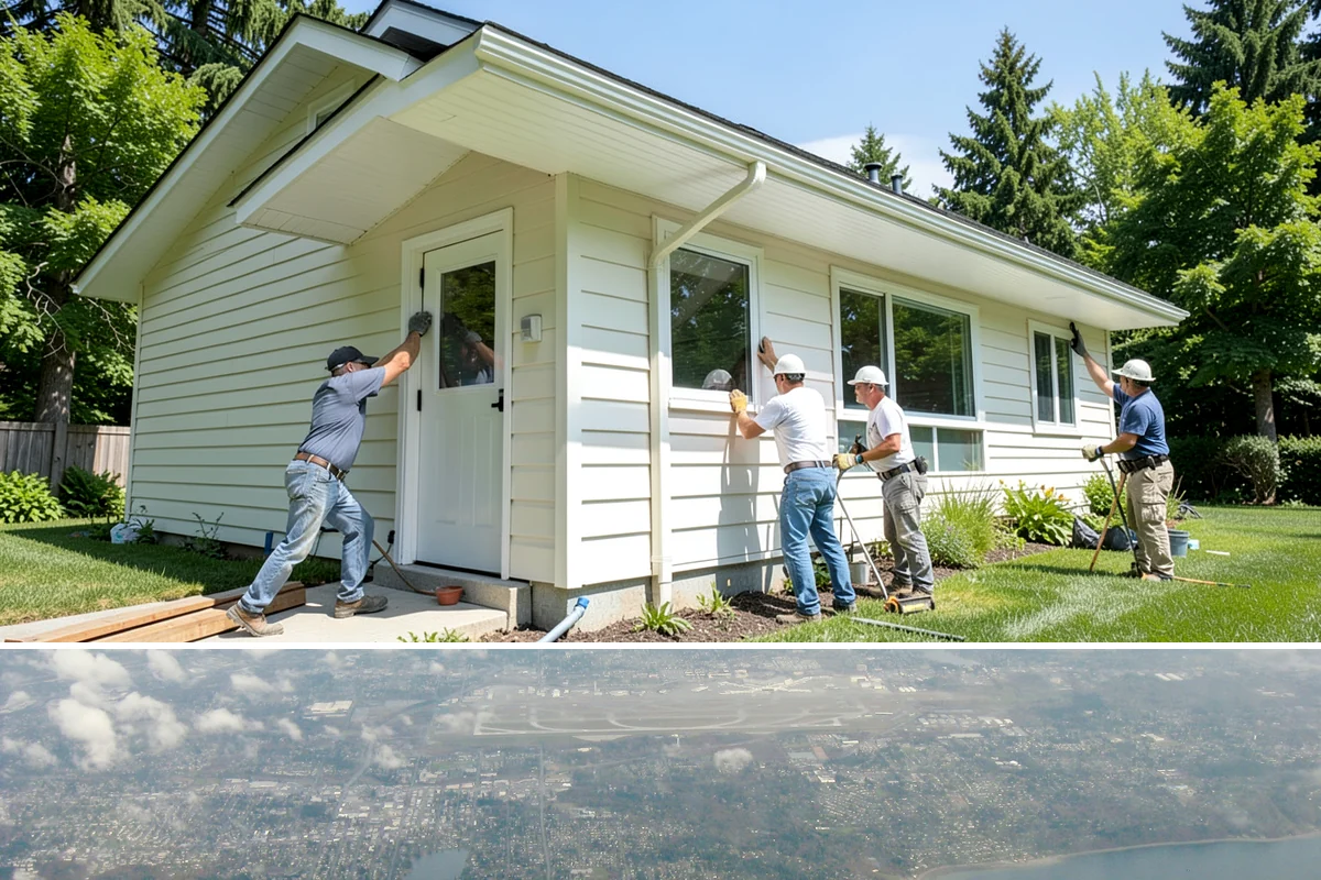 Fiber Cement Siding Installation in Burien, King County, WA - Dry summer months keep cut edges and joints clean, though fiber cement installs reliably across most of the year with proper...
