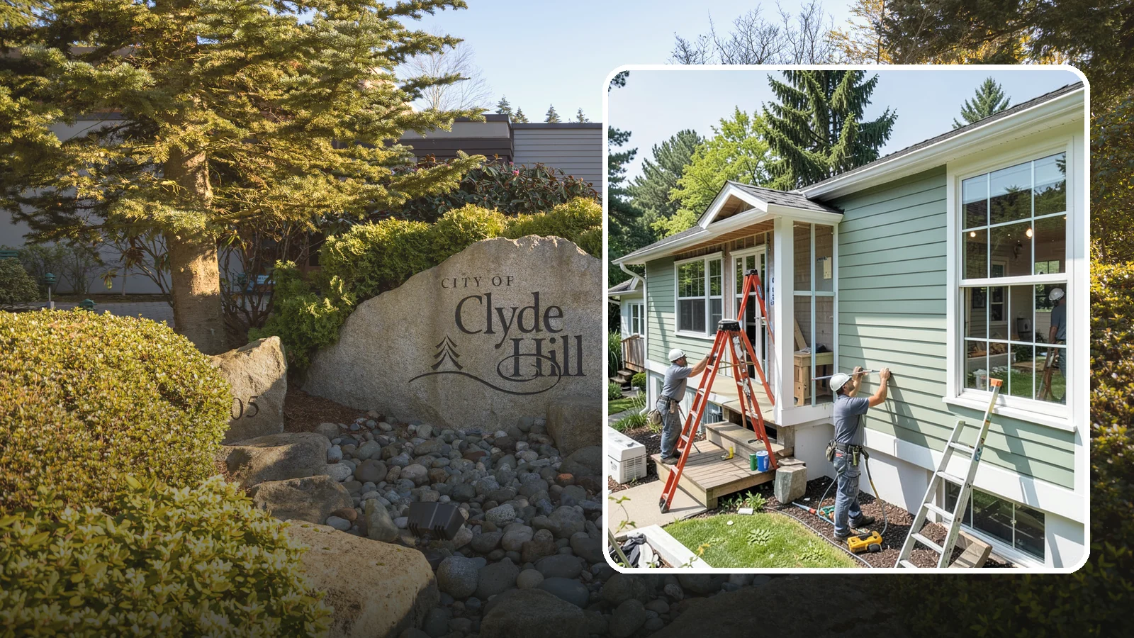 Fiber Cement Siding Installation in Clyde Hill, King County, WA - We install fiber cement siding prized for its resistance to rot, pests, and the moisture that plagues Puget Sound exteriors.