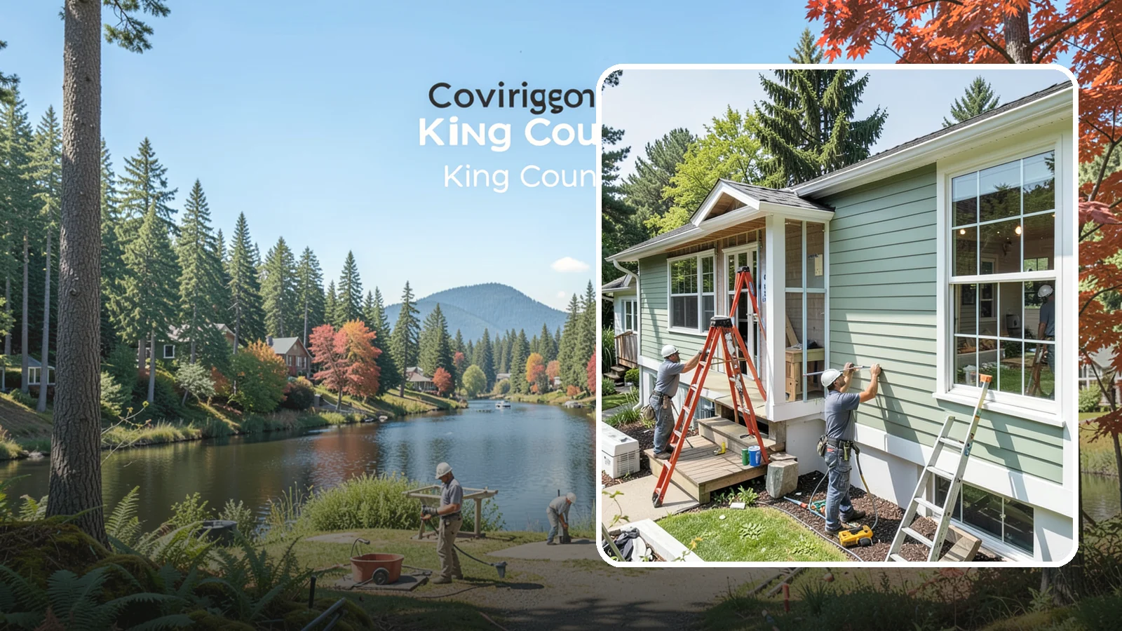 Fiber Cement Siding Installation in Covington, King County, WA - We install fiber cement siding prized for its resistance to rot, pests, and the moisture that plagues Puget Sound exteriors.