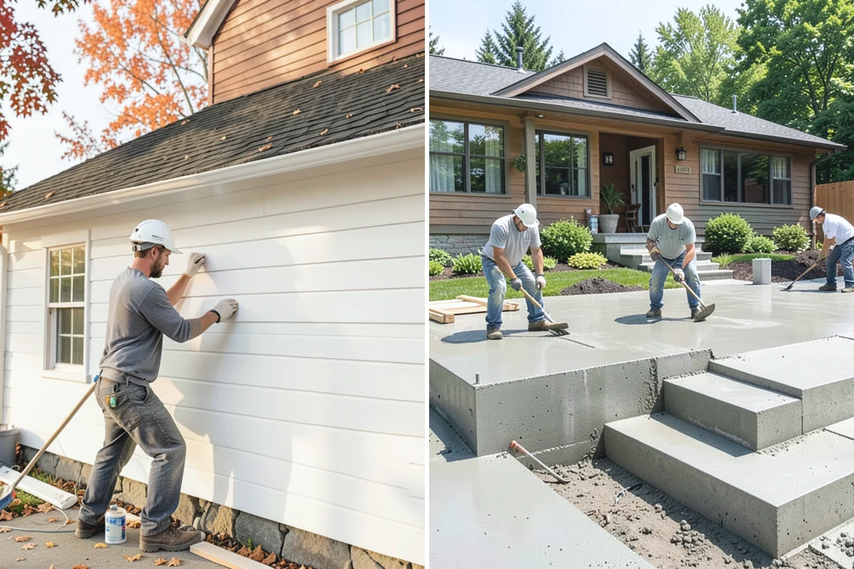 Fiber Cement Siding Installation in Des Moines, King County, WA - Confirm layout, reveal, and color with factory or field finishing