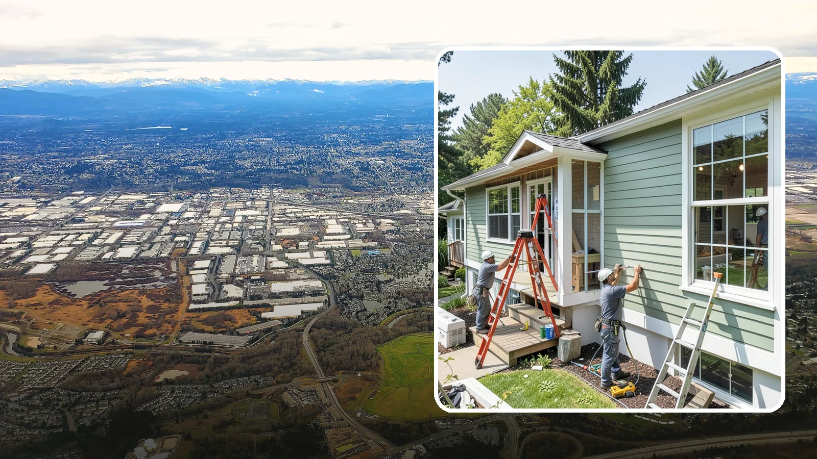 Fiber Cement Siding Installation in Kent, King County, WA - We install fiber cement siding prized for its resistance to rot, pests, and the moisture that plagues Puget Sound exteriors.