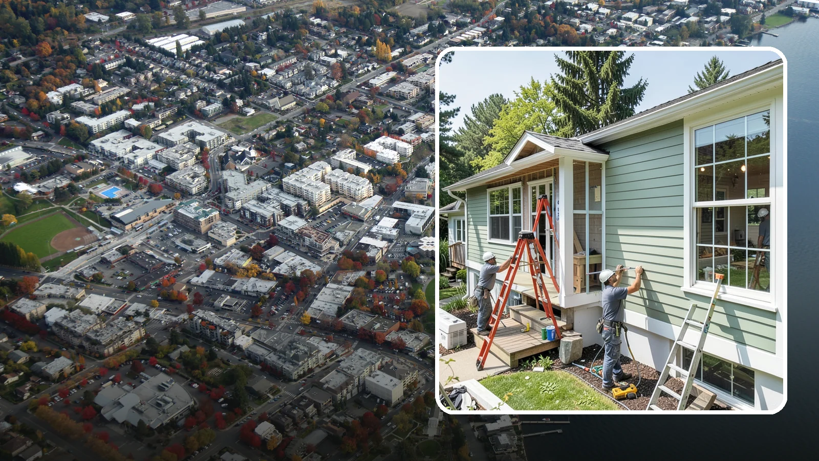 Fiber Cement Siding Installation in Kirkland, King County, WA - We install fiber cement siding prized for its resistance to rot, pests, and the moisture that plagues Puget Sound exteriors.